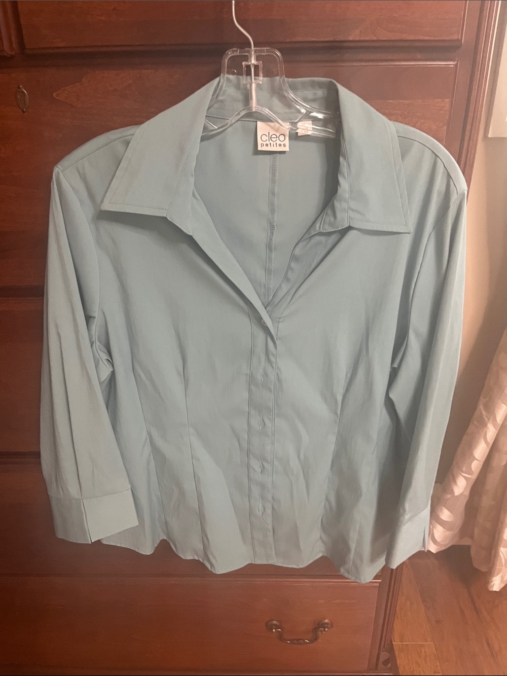 cleo Pale Blue Button Down Shirt
